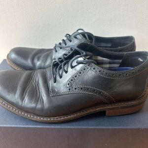 Bostonian Black Leather Derby Shoes